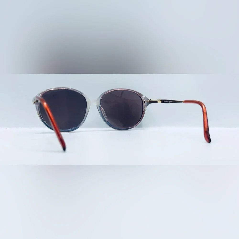 Lawrence Eyewear Red Gray Oval Sunglasses Frames Only